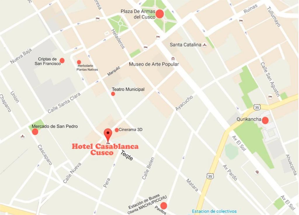 Hotel Casablanca Cuzco Kültér fotó